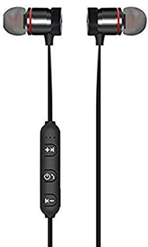 little monkey CRYSTAL SOUND EARPHONE MAGNETIC Bluetooth Headset with Mic(Black, In the Ear)