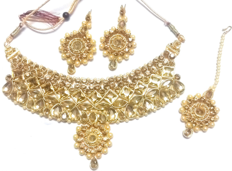 kanojia collections Alloy Jewel Set(Gold)