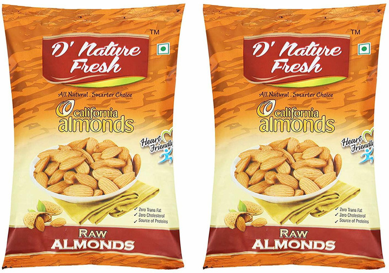 dnature fresh almond_box500 Almonds(2 x 250 g)