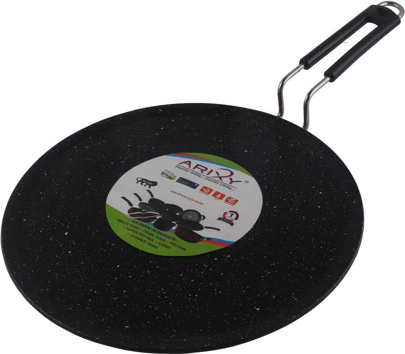 fornia ARIXY Flat Multi Tawa 4 mm Tawa 28.5 cm diameter (Aluminium, Non-stick) Tawa 28.5 cm diameter(Aluminium, Hard Anodised, Non-stick)