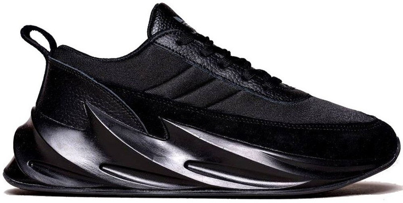 sneakers YEEZY BOOST SHARK ALL BLACK sneakers runnig shoes Sneakers For Men(Black)