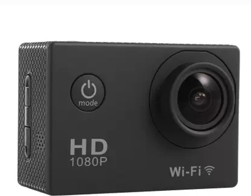 little monkey ACTION SHOT ADVANCE SPORTS ACTION CAMERA 1080P WITH 12MP AND Sports and Action Camera(Black, 14 MP)