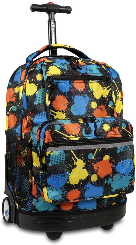 JWorld Sunset Rolling Backpack Trolley(Multicolor, 9 inch)