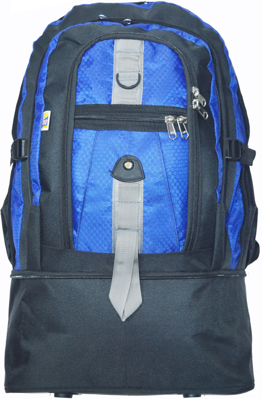 trust bag emporium 2 no. folding backpack 65 liter r blue for man woman boys and girls Waterproof Multipurpose Bag(Multicolor, 65 L)