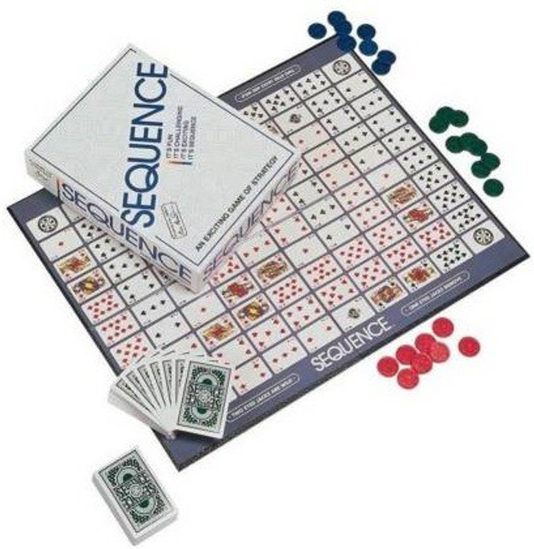 krisha sequence, card board game up to 14 person at a time Board Game