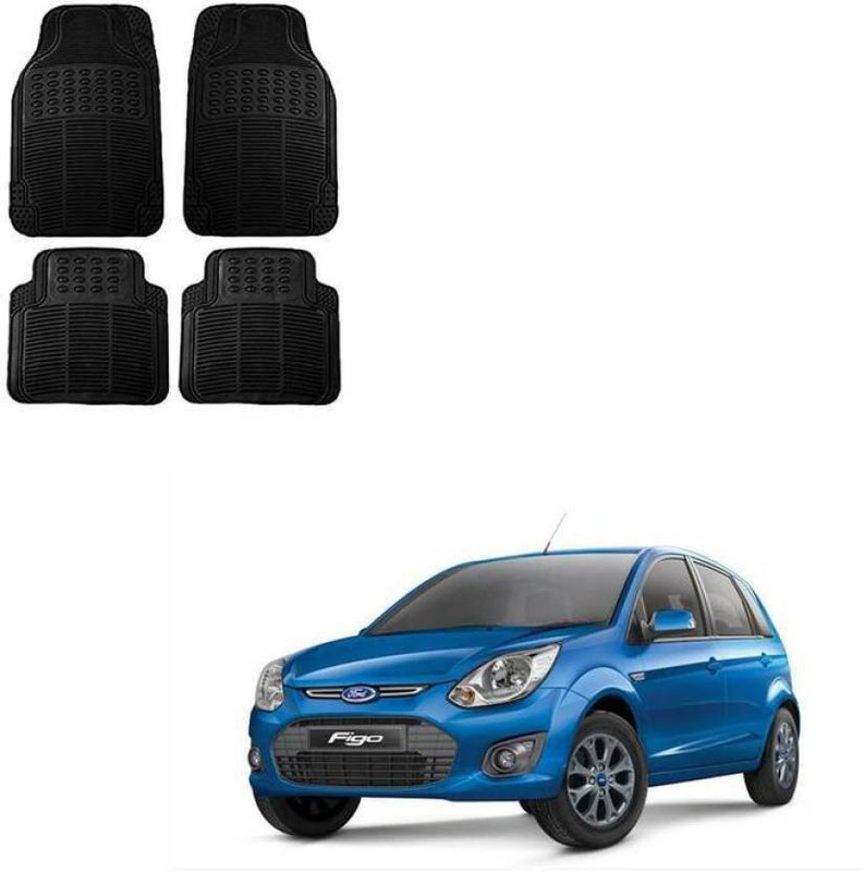 dealbymn Rubber Standard Mat For  Ford Figo(Black, White, Red, Grey)