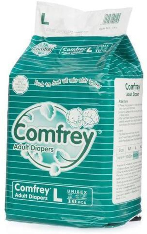 comfrey Adult Diapers Adult Diapers - L(10 Pieces)