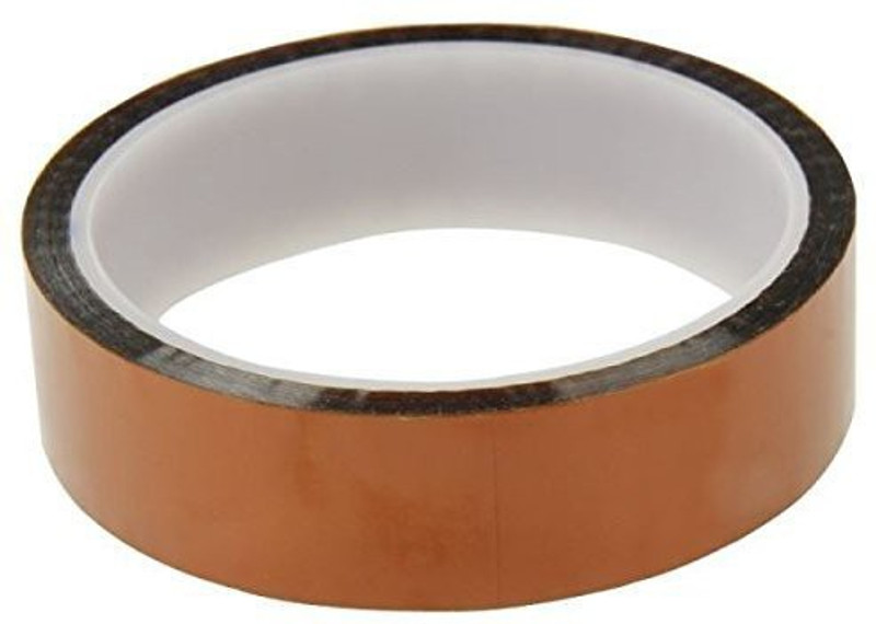 devew Plastic Polymer Tape 30 mm Polyimide Heat Resistant/High Temperature Adhesive Tape(Gold)