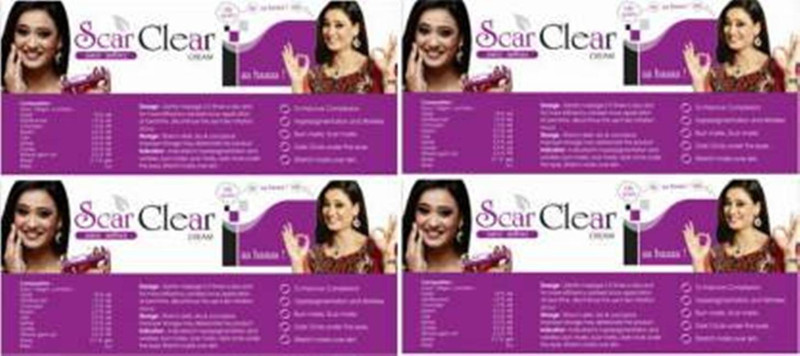 scar clear Harbal Cream 25*4 (PACK OF 4)(100 ml)