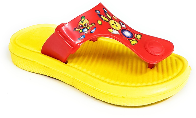 11e Boys & Girls Slip On Slipper Flip Flop(Yellow)