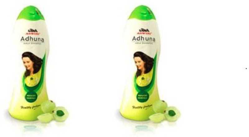 aswini Adhuna Amla Shampoo - Reduces Hair Loss, Promotes(500 ml)