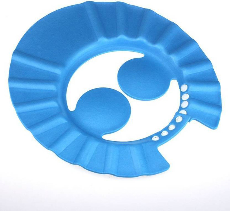 aksharkunj New Adjustable Kids Safe Bathing Soft Shower Closure Cap Hat Hair Shield