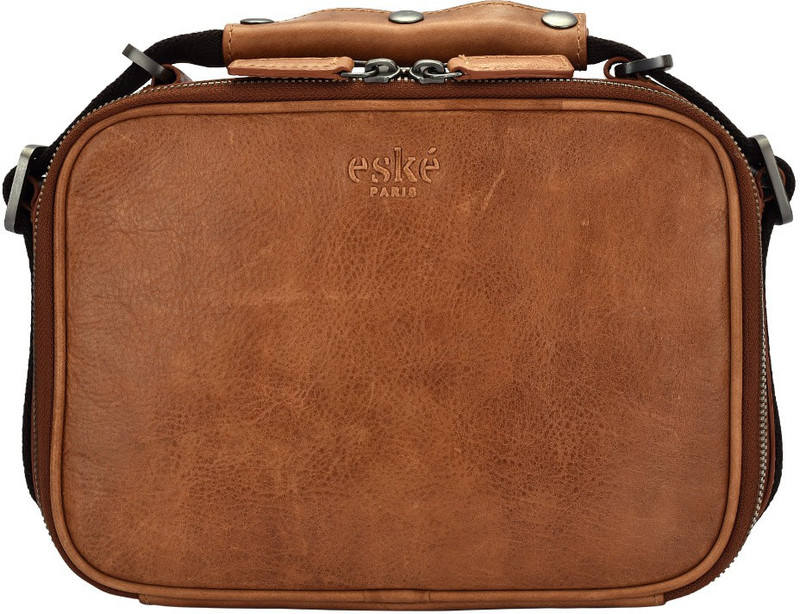eske Juno Messenger travel Bag Small Travel Bag  - L24.5xW7xH18cm(Tan)