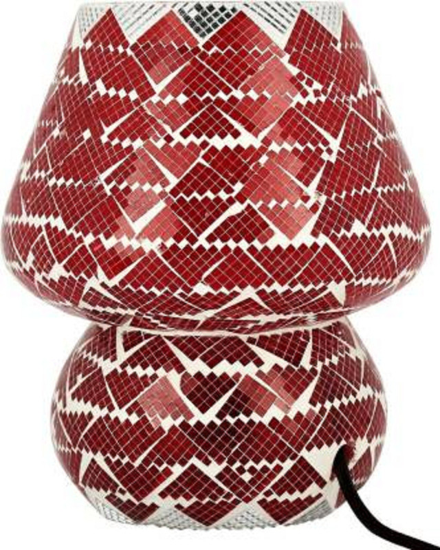 anshlove Ake_red_table_lamp Table Lamp(17 cm, Red)
