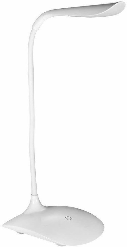 balam traders Powerful Rechargeable Emergency Table Lamp / Student Reading Light Study Lamp(35 cm, White)