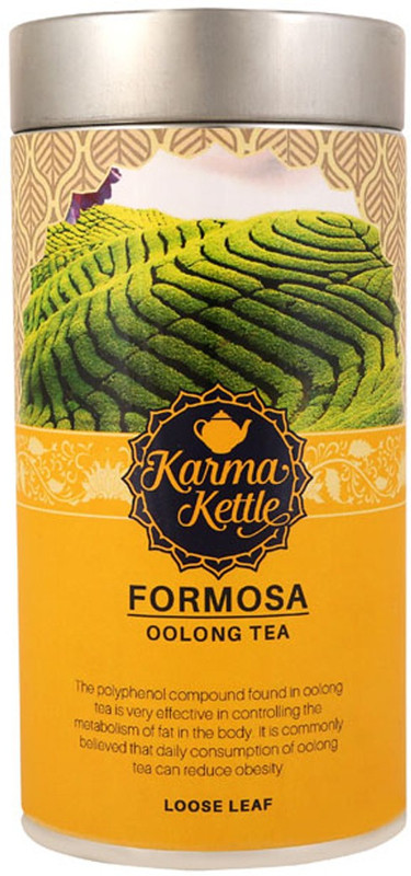 karma kettle Formosa- Premium Loose Leaf Oolong Tea Rose Oolong Tea Tin(75 g)