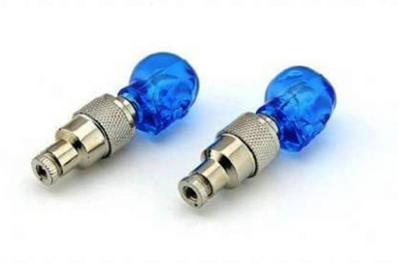 jdm accessories Plastic Tyre Valve Cap for Bike, Car(Skull)