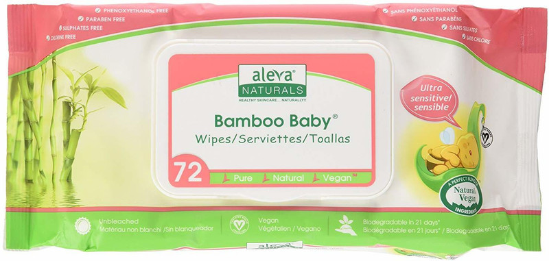 aleva Bamboo Baby Wipes
