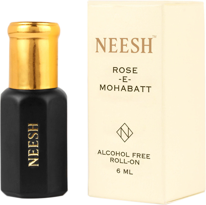 Neesh Roll On with Long Lasting Premium Attar fragrance (Rose-E-Mohabatt) Floral Attar(Floral)
