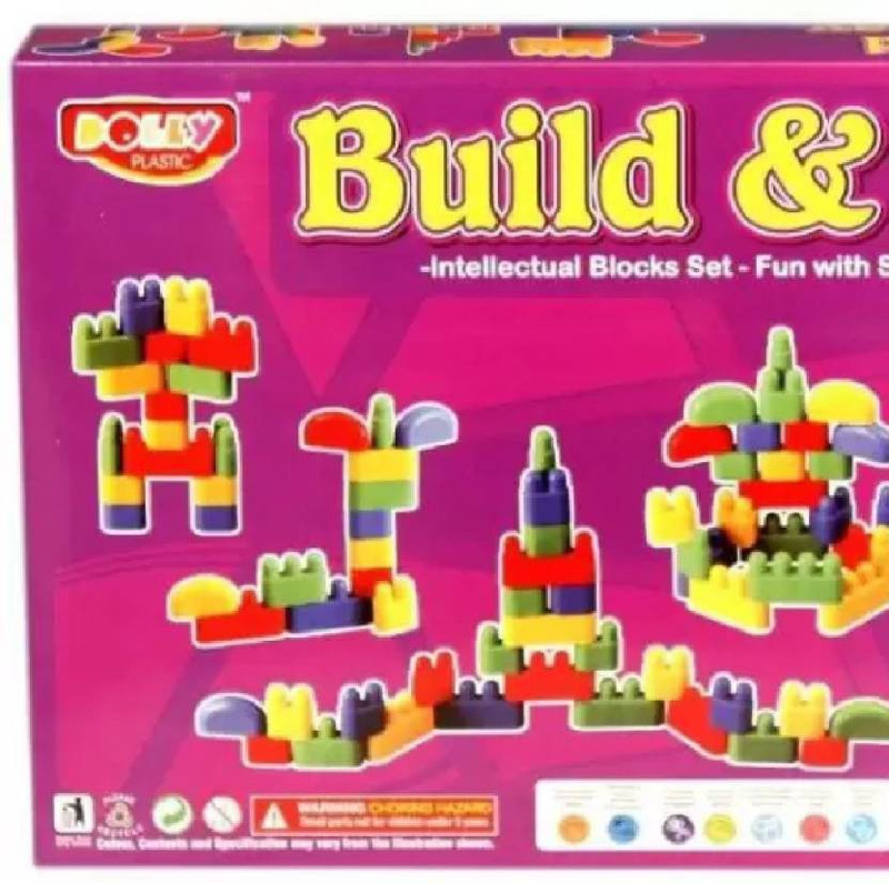 pari enterprises Dolly Build & Play Blocks (Multicolor) Board Game Board Game