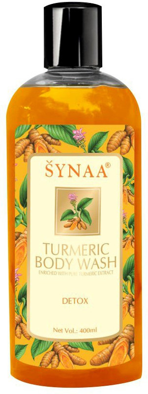 synaa Turmeric Body wash - Skin Detox with Natural Antiseptic for Skin Care 400 ML(400 ml)