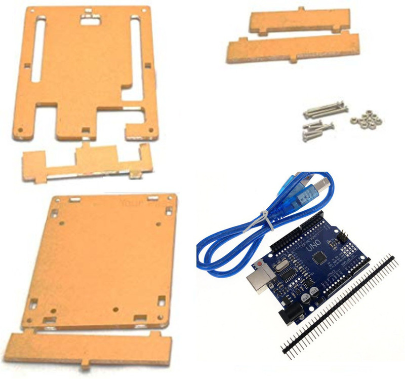 Buy OLatus Arduino Uno R3 SMD with Acrylic Case Shell Enclosure Gloss ...