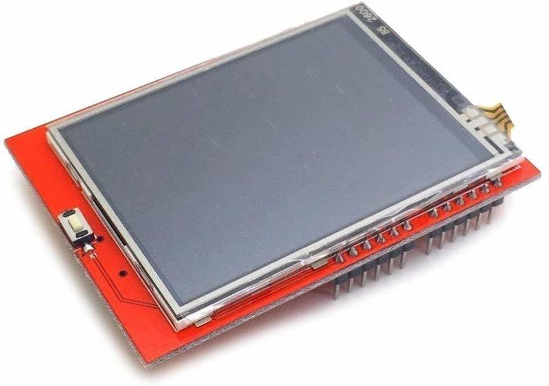 india iot shop Electronics 2.4 inch TFT touch Screen LCD Arduino Shield 320X240 Pixels Resolution Electronic Components Electronic Hobby Kit