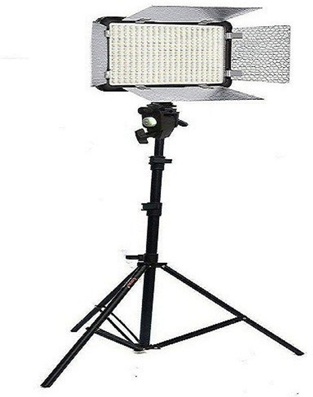Simpex 400 LED Dual tone with stand & Adapter Flash(Yellow, White)