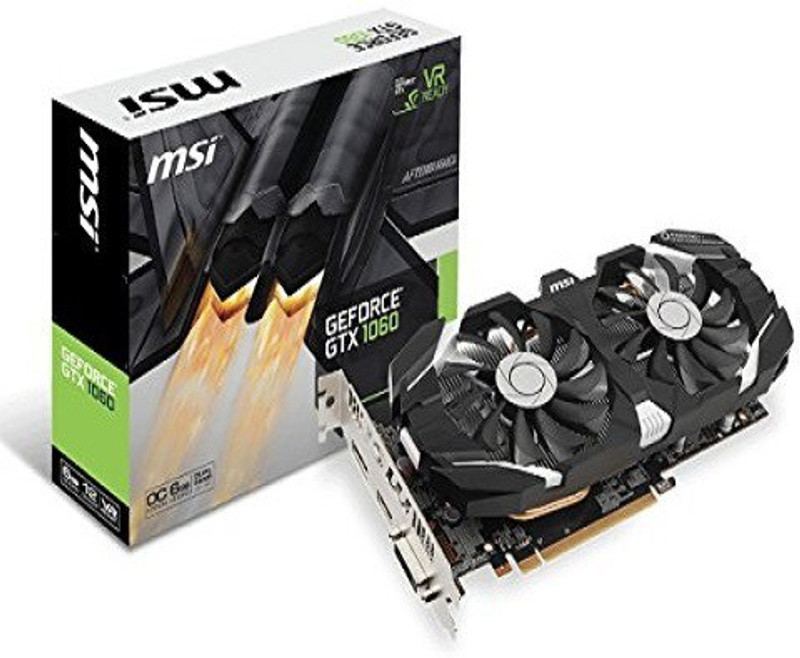 MSI NVIDIA 6GB GDDR5 DirectX 12 VR Ready 6 GB GDDR5 Graphics Card