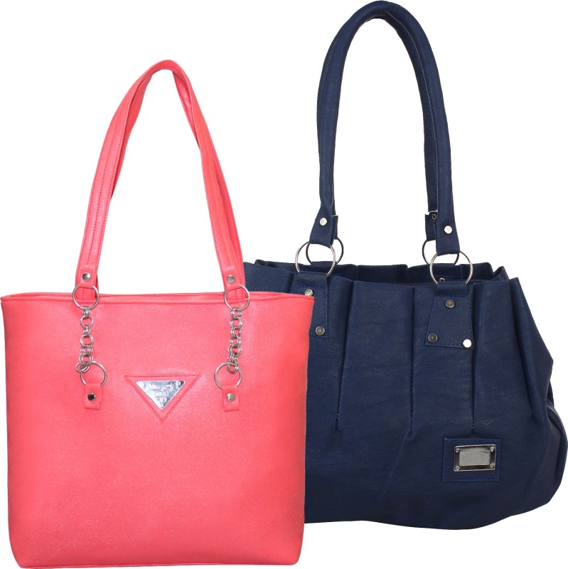 Element Cart Women Pink, Blue Shoulder Bag(Pack of: 2)
