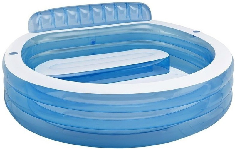 TUKAMCHA FINE GRADE GRATOR CENTRE POOL BATH TUB FOR KIDS (203*173*89) Inflatable Swimming Pool(Multicolor)