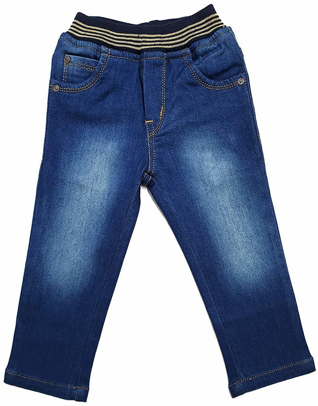 babeezworld Regular Baby Boy's Blue Jeans