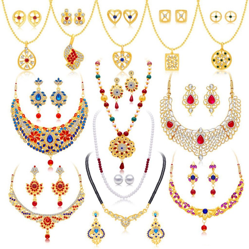Sukkhi Alloy Jewel Set(Multicolor)