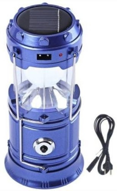 balam traders XF 5800T 6 + 1 LED Solar Emergency Light Lantern, USB Mobile Charging 2 Power Source Solar, Lithium Battery (Color Will Be As Per Stock) Solar Light Set(Free Standing Pack of 1)