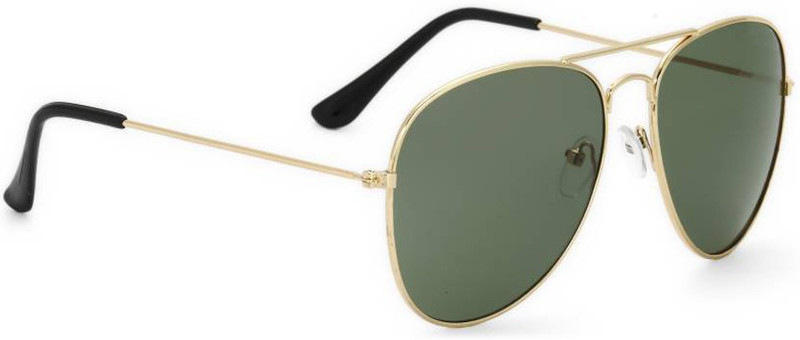Elgator Aviator Sunglasses(Green)