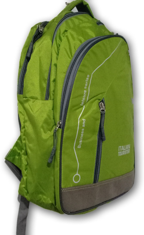 italian touristers italian bags Waterproof School Bag(Light Green, 26 L)
