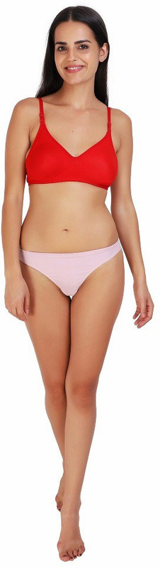 alakhdhanifashion Girls, Women T-Shirt Non Padded Bra(Black)