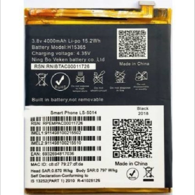 Mobicall Mobile Battery For Lyf Wind 4 Ls 5014 H15365 4000 Mah Buy Online In Dominica At Dominica Desertcart Com Productid 163308592 You also have to take into consideration that the. 4 ls 5014 h15365 4000 mah