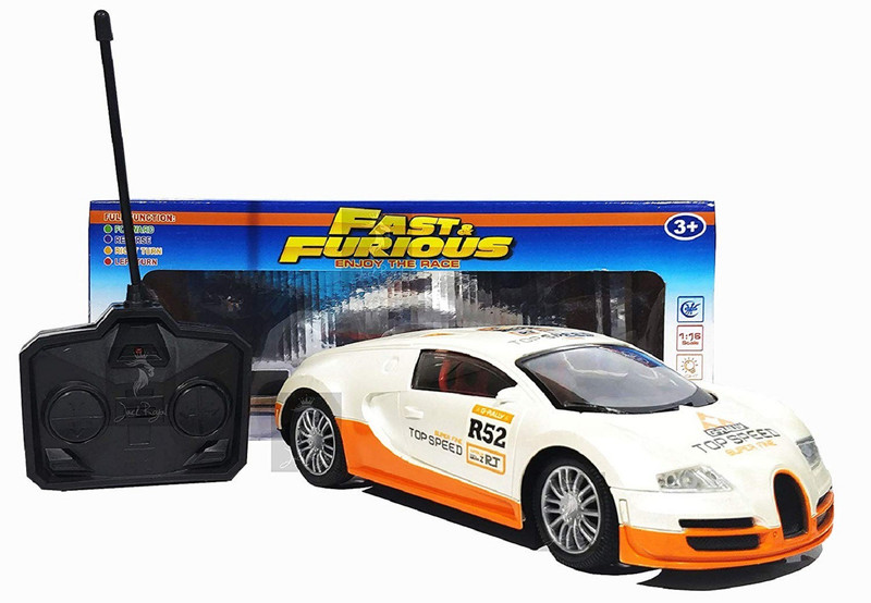 b bros Fast & Furious 1:16 Radio Control Car with 4*AA Batteries(Multicolor)