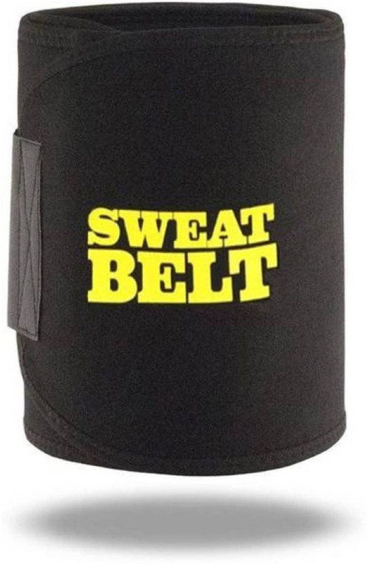 saisaien Regular Hot Belt Sweat Belt Tummy shape set Slimming Belt(Black)