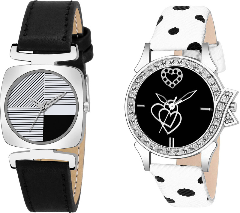 domet Combo Pack 2 Strap UU~83 Women And Girls Analog Watch  - For Girls