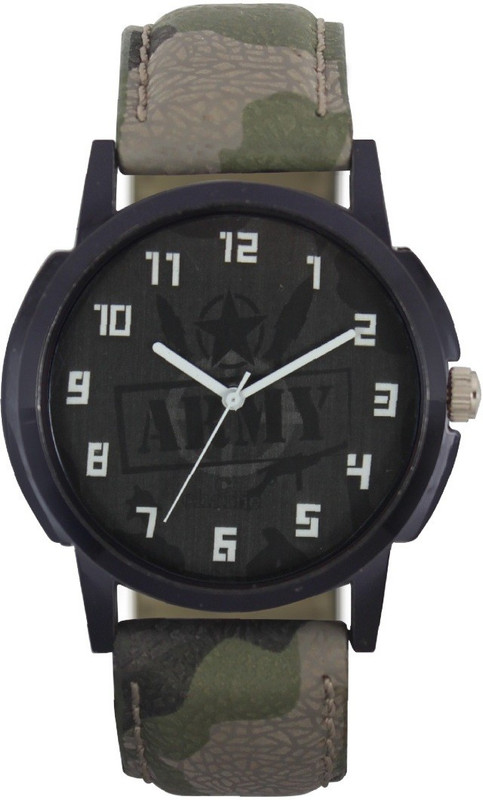 digitaltime DT- 7711D New Army style Dark Dial Arrival Analog Watch For - Men & Boy Analog Watch  - For Men