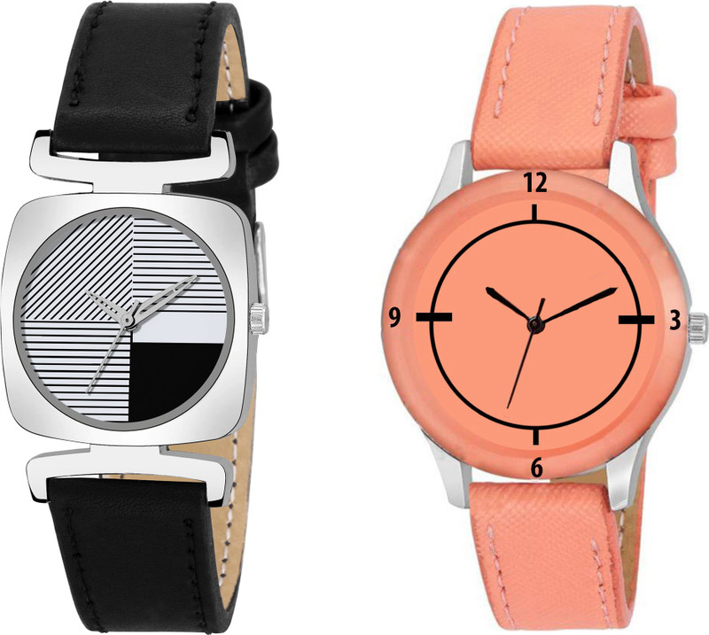 domet Combo Pack 2 Strap UU~27 Women And Girls Analog Watch  - For Girls