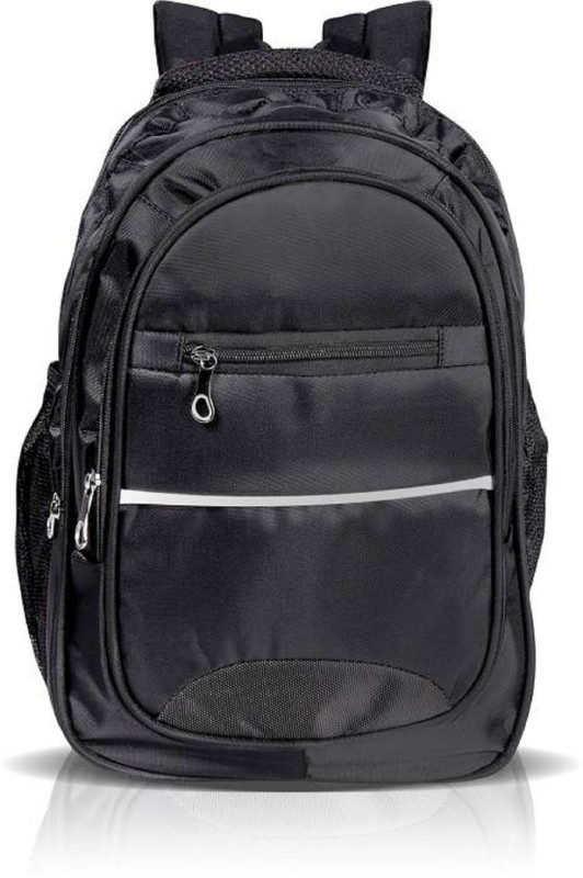 stepgear 9 class shine black good quality boys and girl waterproof schoolbags Waterproof School Bag(Black, 35 L)