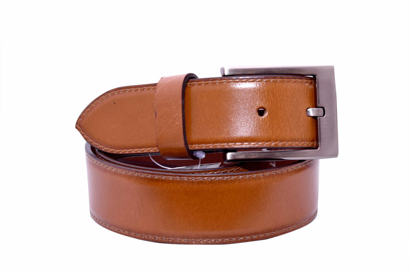 inches pure leather Boys Casual, Party, Formal, Evening Tan Genuine Leather Belt