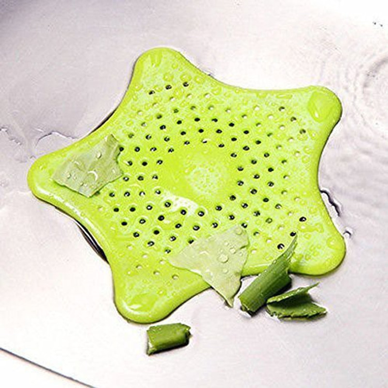 siddhmurti Silicone Star Shape Kitchen & Bathroom Drainer Collapsible Colander(Multicolor Pack of 1)