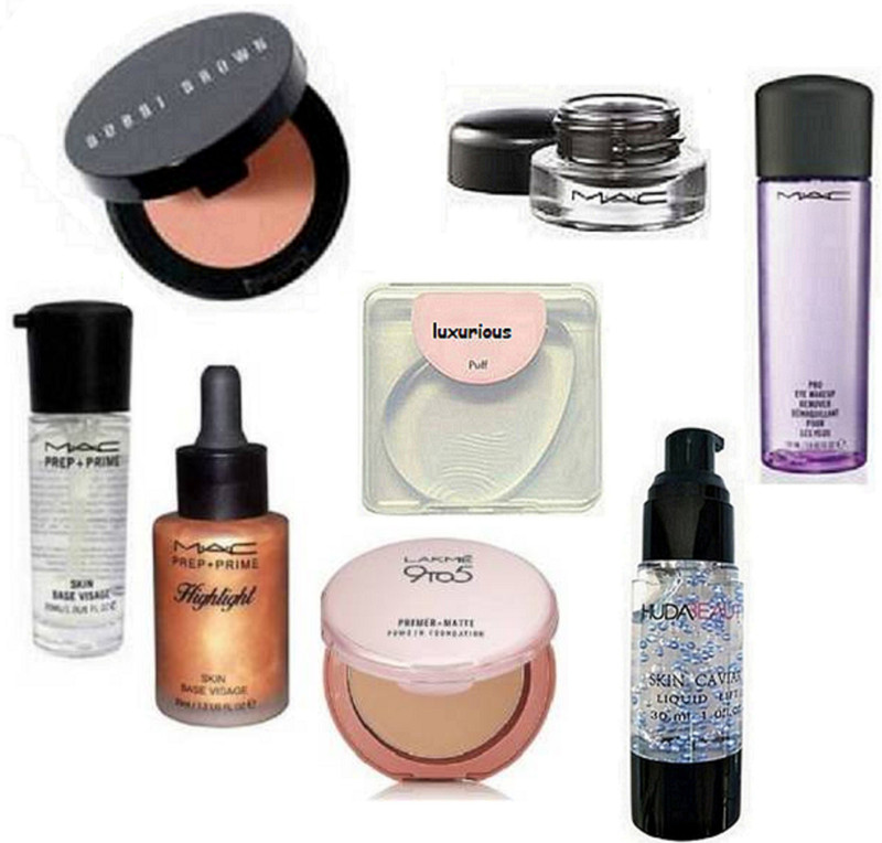 primer concealer highlighter