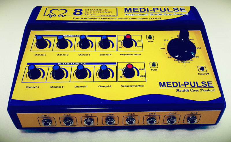 biotric medical Tens 8 Channel Computerized Physiotherapy IDEAL FOR HEALTH CARE & BEAUTY EQUIPMENT Electrotherapy Device(8 channel outputs)