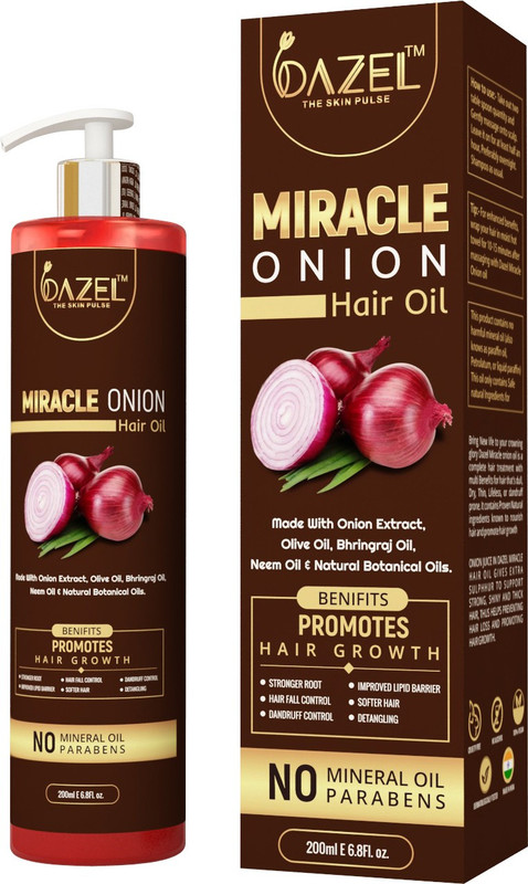 Dazel The Skin Pulse Miracle Onion Hair Oil For Hair Growth Hair
