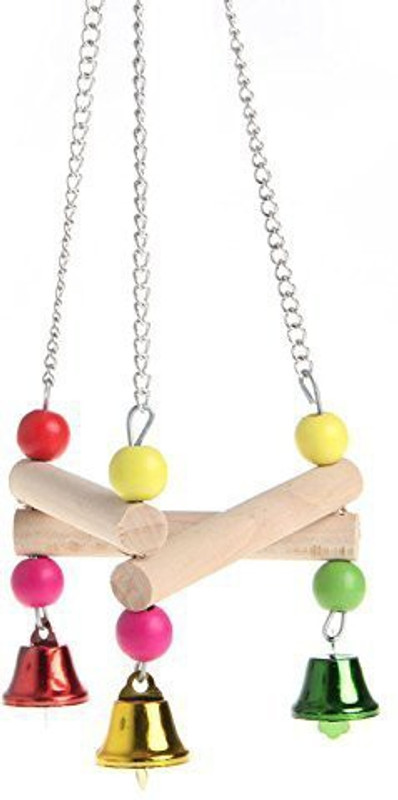 tuba Wooden, Stainless Steel Training Aid For Bird